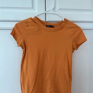 Zara Orange Women's Top